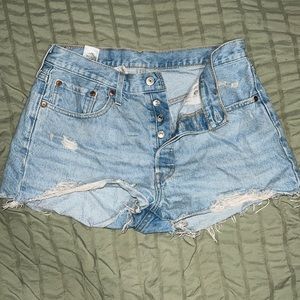 Levi’s Denim High Waist Shorts